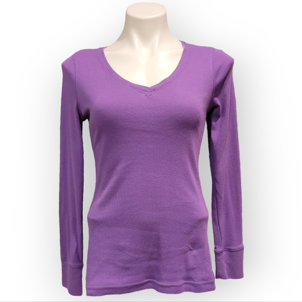 SO Large Purple Thermal Long Sleeve Top